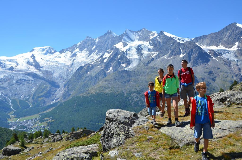Hotel Garni Domino Saas Fee Eksteriør billede