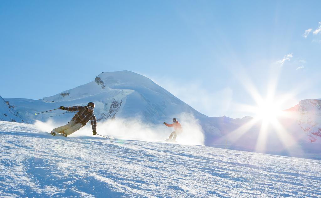 Hotel Garni Domino Saas Fee Eksteriør billede